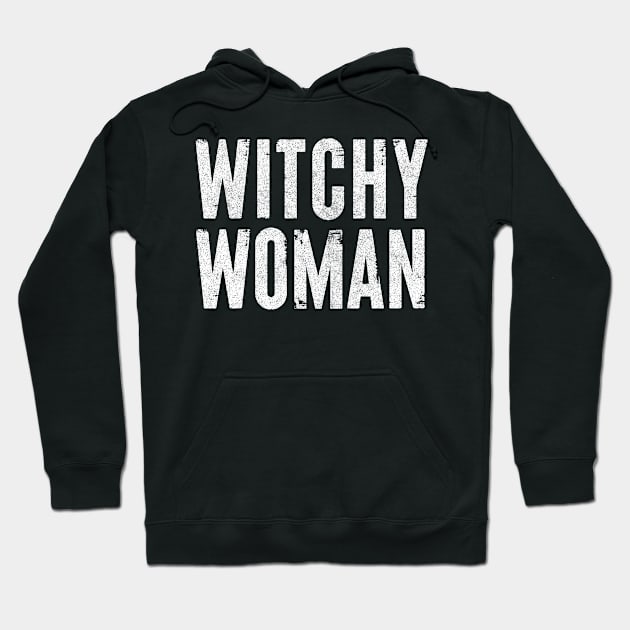 Witchy Woman / Faded Typography Design Hoodie by DankFutura